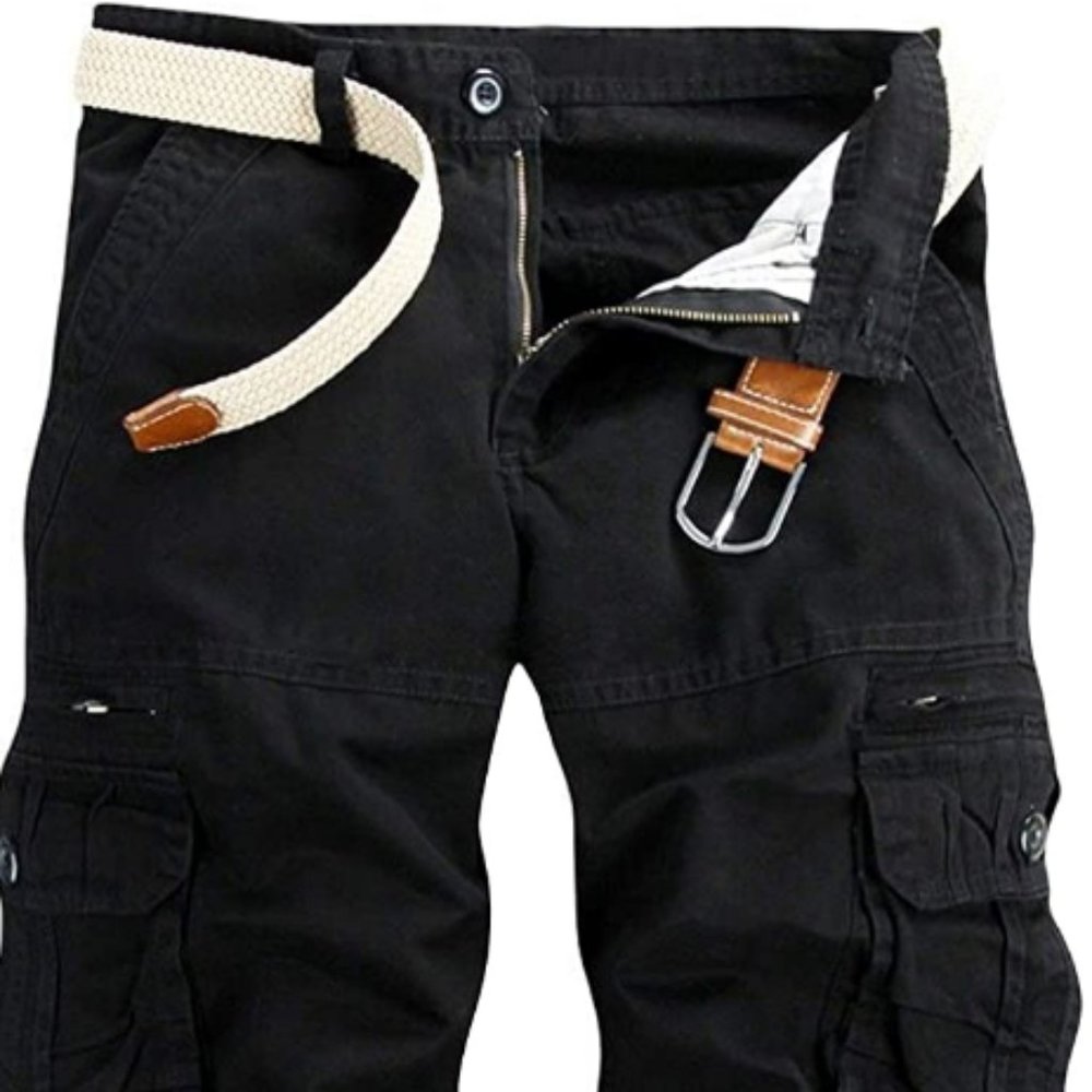 Men's Lightweight Multi Pocket Casual Cargo Shorts